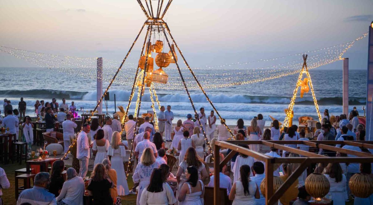White party by the sea
